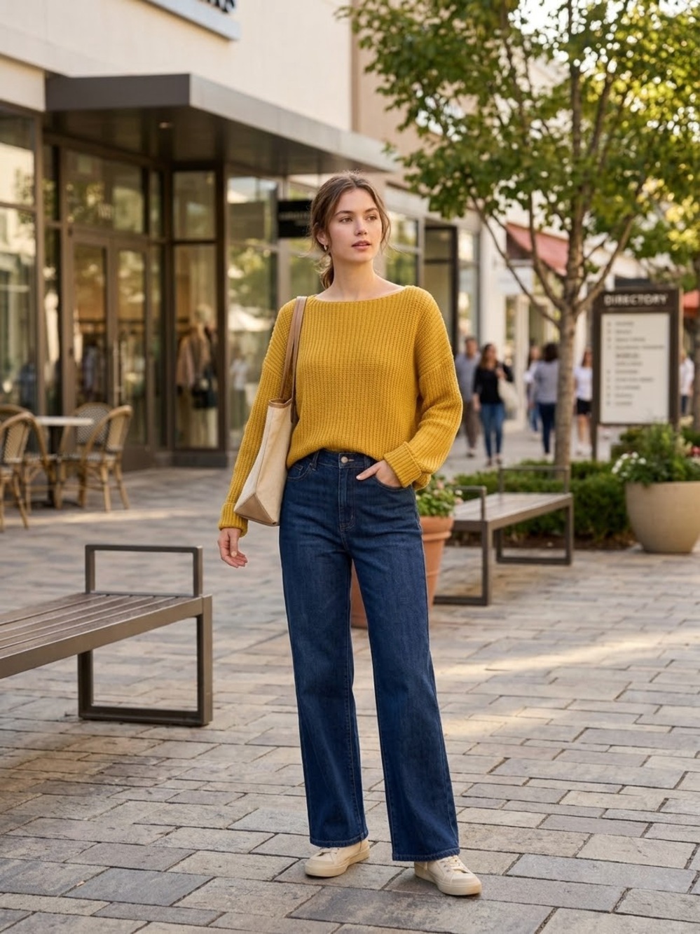 French Connection size L 100% Cotton Pullover